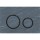 Клавиша смыва Geberit Sigma21, двойной смыв, цвет черный хромированный и натуральный камень Mustang - 115.651.JM.1, фото 1