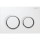 Смывная клавиша Geberit Omega20 двойной смыв, цвет белый и хром глянцевый - 115.085.KJ.1, фото 1