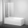 Шторка для ванны Ravak 10° CVS2-100 L белый+transparent - 7QLA0103Z1, фото 1