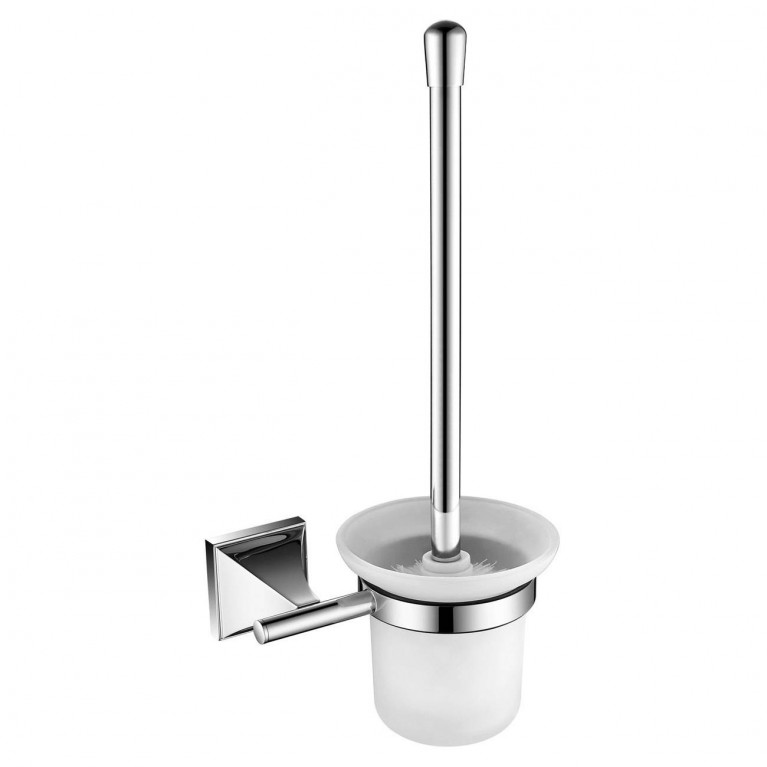 Щітка для унітазу Devit CLASSIC Toilet brush holder, chrome, glass, хром, фото 1