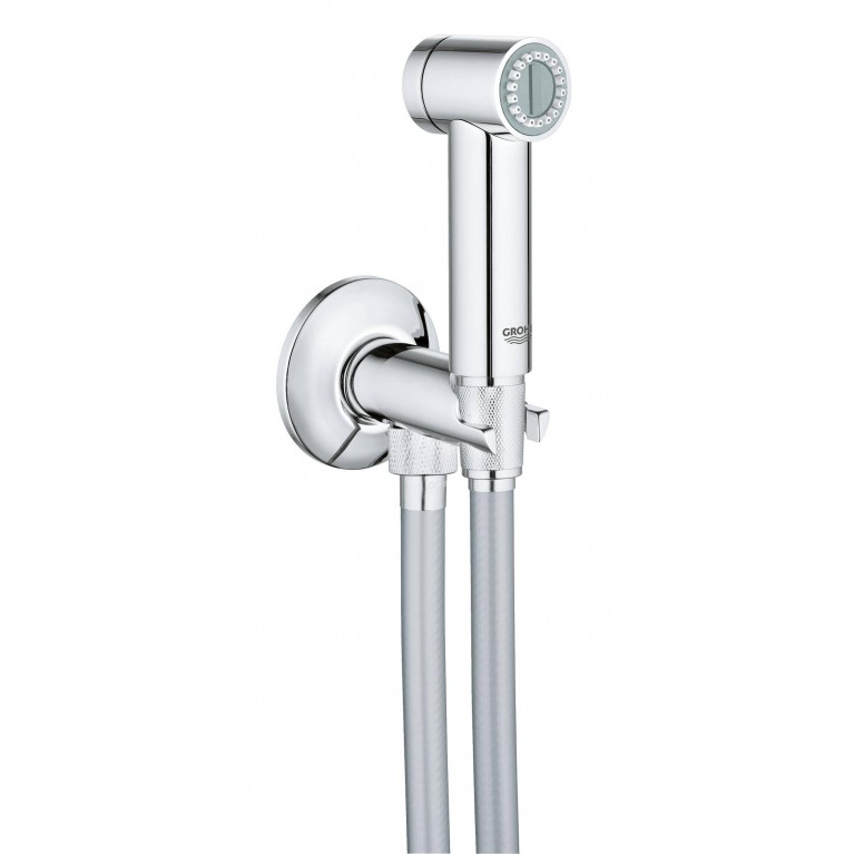 Гигиенический душ с вентилем GROHE Sena Trigger Spray 35 ручной душ запорный вентиль душевой шланг, хром, фото 1