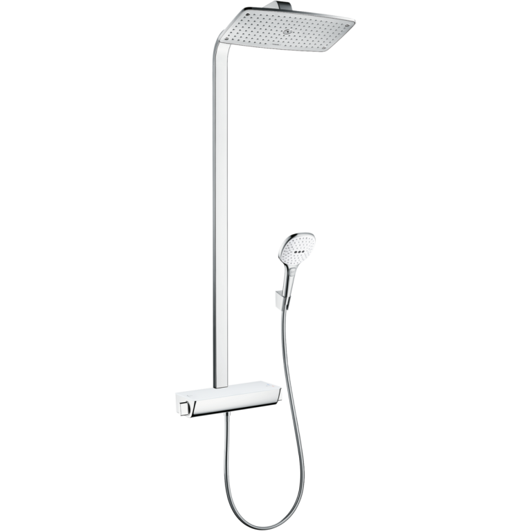 Raindance E 1jet 360 Showerpipe Душевая система с термостатом, белый/хром