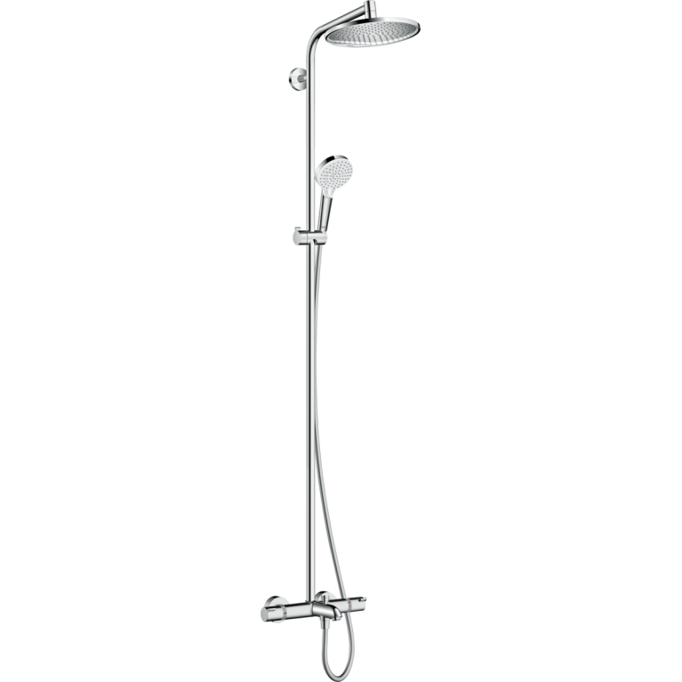 Crometta S 240 Showerpipe Душевая система для ванны с термостатом, фото 1