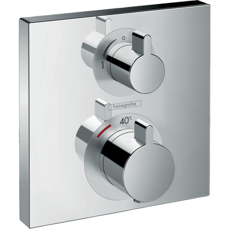 ECOSTAT SQUARE термостат для 1го потребителя с запорным вентилем