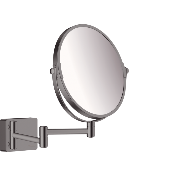 Зеркало для бритья hansgrohe AddStoris, черный матовый хром, фото 1