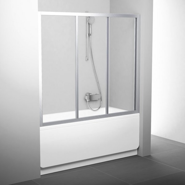 Шторка для ванны Ravak AVDP3-170 сатин+transparent, фото 1