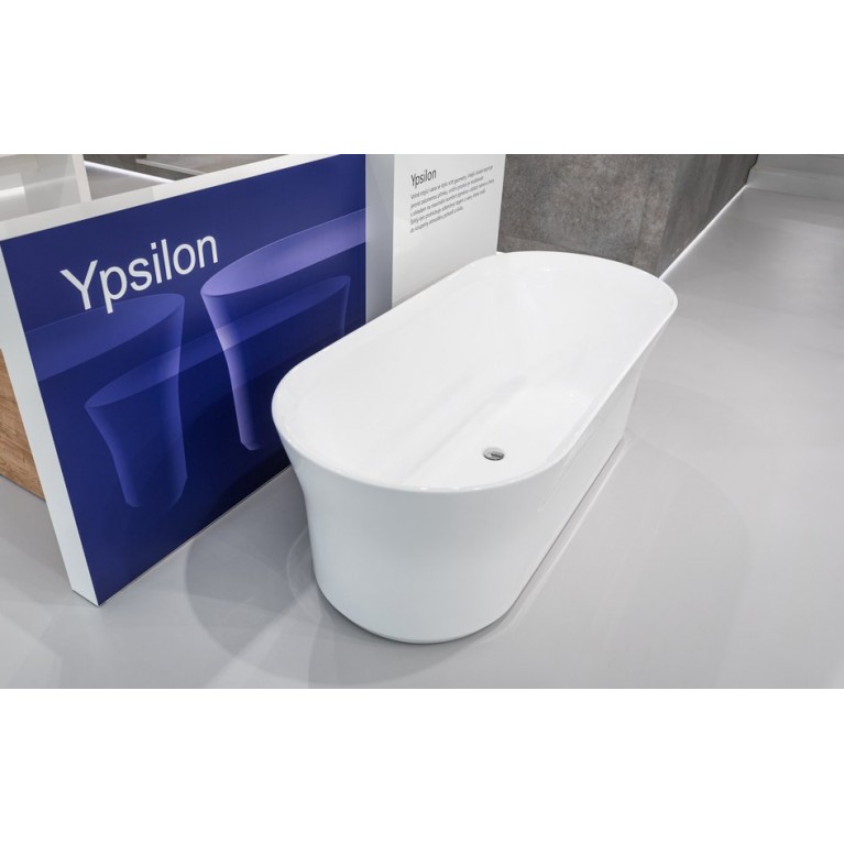 Ванна YPSILON 1800x800 біла окремостояща (чорний злив) XC00100034, фото 12