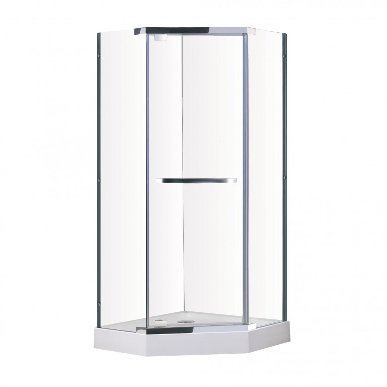 Talány душ кабина90*90*190 см (стекла+двери) хром, стекло прозрачное 10 мм ВЫПИСЫВАТЬ с набором 599-555/3