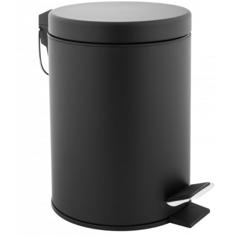 Корзина для мусора YOKA LABI BLACK 3л. для ванной комнаты