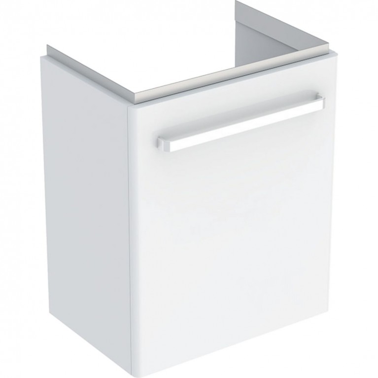 Шкафчик для умывальника Geberit Selnova Compact, с одной дверью: B=50см, H=60.4см, T=36.7см, Белый