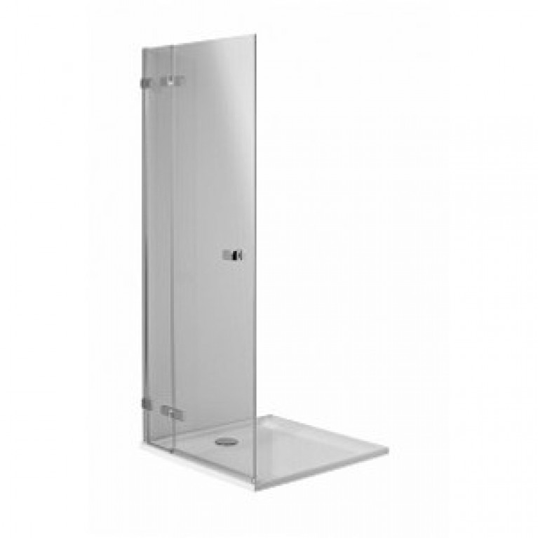 NEXT двері розстібні 90 см, ліві, загартоване скло, хром/срібний блиск, Reflex, фото 1