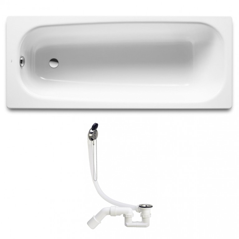 CONTINENTAL ванна 150*70см + сифон Simplex  для ванны (311537), фото 1