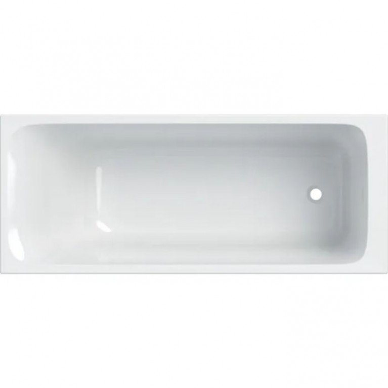 Ванна акриловая Geberit Tawa, прямоугольная, slim rim, с ножками, 170х75см, белый