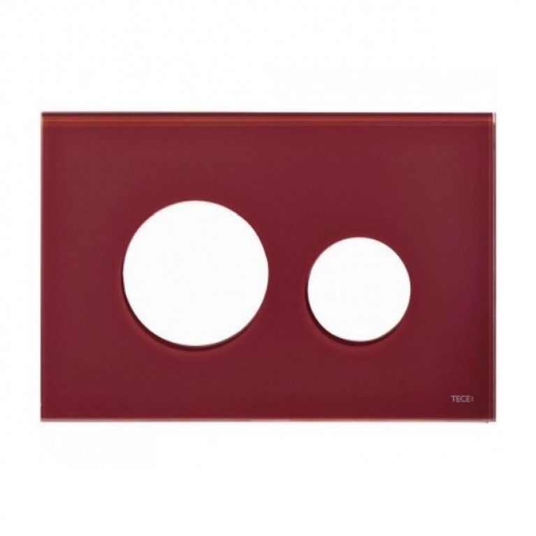 Лицевая панель для клавиш TECEloop, стекло, рубиновый Alape