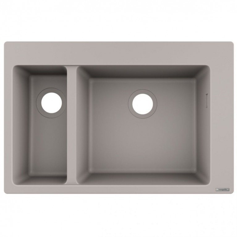 S510-F635 мойка для кухни, встраиваемая, 180/450, цвет серый бетон, фото 1