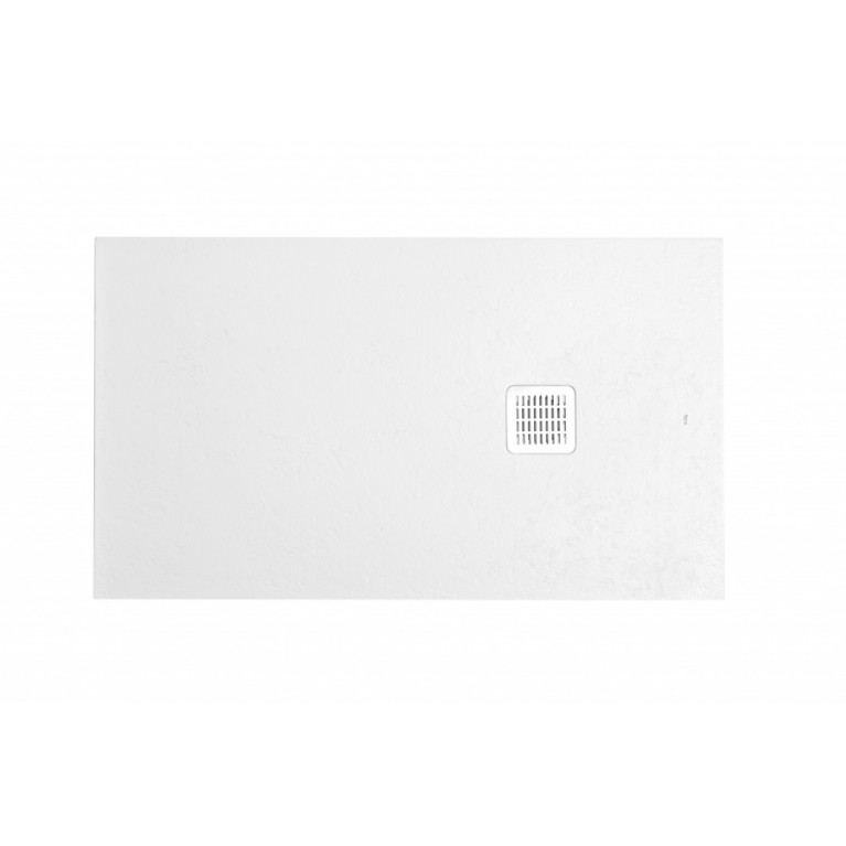 TERRAN поддон 160*70*3,1см, из искусств. камня STONEX, прямоугольный, с трапом и сифоном в комплекте, цвет белый, фото 1