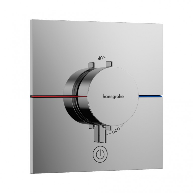 Термостат скрытого монтажа на 1 потребитель и дополнительный выход Hansgrohe ShowerSelect Comfort E (цвет - хром) 15575000