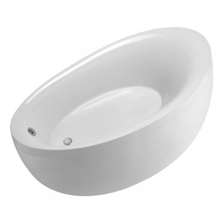 AVEO ванна отдельно стоящая, 190*95cm, цвет белый, с удлиненным комплектом слив/перелив, фото 1