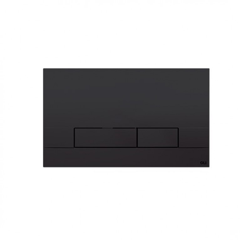 Кнопка слива NARROW Black Soft-touch OLIPure (148303-192903), OLI