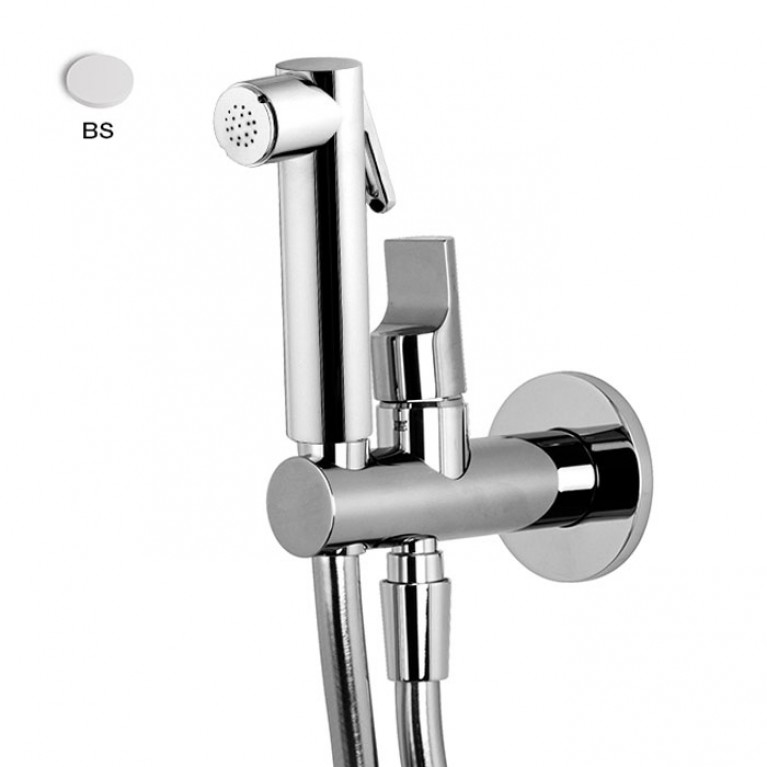 Гигиенический душ со встроенным смесителем Fima Carlo Frattini Collettivita, белый матовый