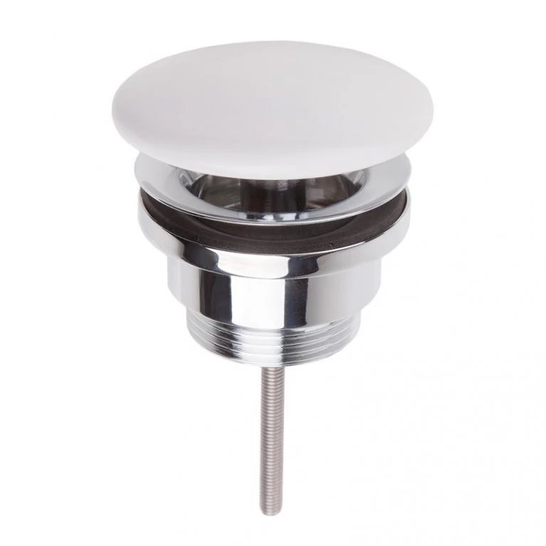 Купить Villeroy &amp; Boch Донный клапан для умывальника керамический, белый у официального дилера VILLEROY &amp; BOCH в Украине