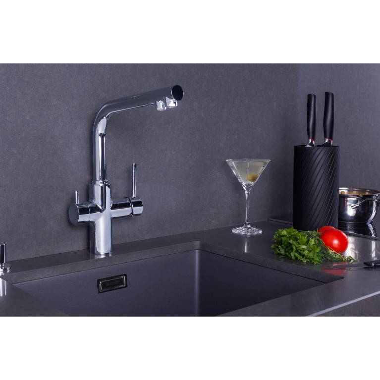 DAICY-U смеситель для кухни  с подключением питьевой воды, хром 55009-U, фото 2