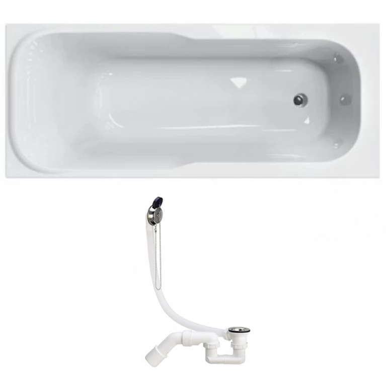 Купить SENSA ванна прямоугольная 150*70 см + Сифон Viega Simplex для ванны у официального дилера KOLO в Украине