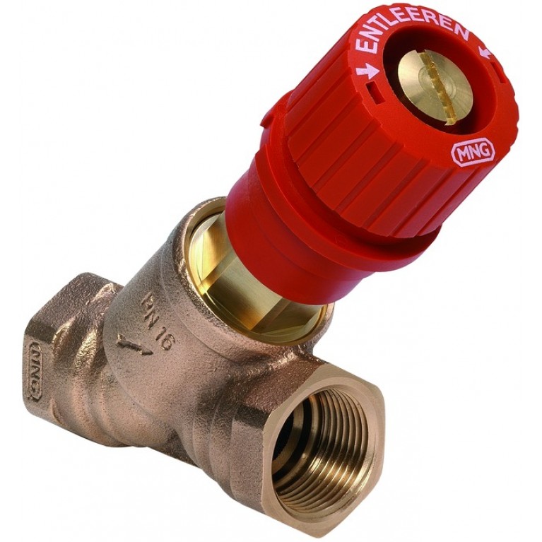 Ручной запорный клапан "Komби 3-плюс", КРАСНЫЙ Ду50, PN16, -20…+130 °C, Kvs 35.0 м3/ч