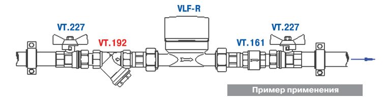 Фильтр механической очистки косой 3/4, VT.192.N.05, схема - 1